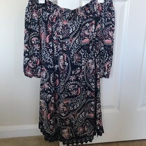 Off the shoulder dress